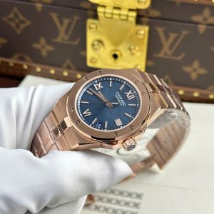 Đồng Hồ Chopard Alpine Eagle Chế Tác Mạ Vàng Hồng Mặt Xanh Dương Nhà Máy GH 41mm (2)