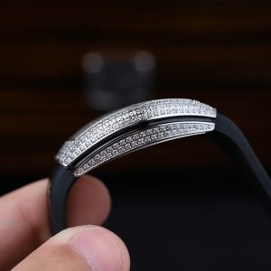 Đồng Hồ Franck Muller V32 Chế Tác Màu Đen Máy Pin Nhà Máy ABF 36mm (2)