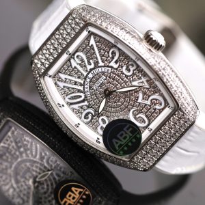 Đồng Hồ Franck Muller V32 Chế Tác Màu Trắng Máy Pin Nhà Máy ABF 36mm (2)