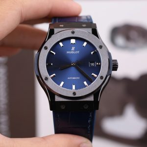 Đồng Hồ Hublot Classic Fusion Mặt Xanh Blue Chế Tác Tinh Chỉnh Máy SW300 Thụy Sỹ JJZ 42mm (2)