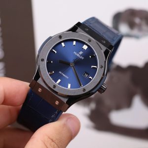 Đồng Hồ Hublot Classic Fusion Mặt Xanh Blue Chế Tác Tinh Chỉnh Máy SW300 Thụy Sỹ JJZ 42mm (2)