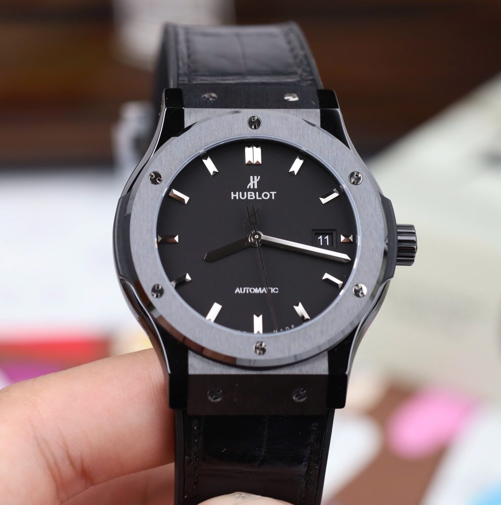 Đồng Hồ Hublot Classic Fusion Màu Đen Chế Tác Tinh Chỉnh Máy SW300 Thụy Sỹ JJZ 42mm (2)