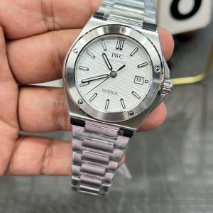 Đồng Hồ IWC Ingenieur Chế Tác Mặt Trắng Máy Cơ Thuỵ Sỹ Nhà Máy V7 40mm (2)
