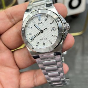 Đồng Hồ IWC Ingenieur Chế Tác Mặt Trắng Máy Cơ Thuỵ Sỹ Nhà Máy V7 40mm (2)