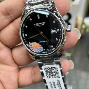 Đồng Hồ Longines Master Collection Replica 11 Mặt Đen Máy Cơ Thụy Sỹ 38 (2)