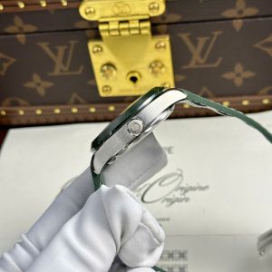 Đồng Hồ Omega Aqua Terra Worldtimer Chế Tác Màu Xanh Lá Cây Dây Cao Su Xưởng VS 43mm (2)