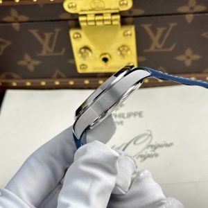 Đồng Hồ Omega Aqua Terra Worldtimer Fake 11 Màu Xanh Dương Dây Cao Su Xưởng VS 43mm (2)