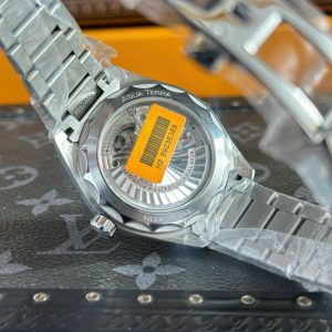 Đồng Hồ Omega Aqua Terra Worldtimer Replica 11 Màu Xanh Lá Cây Dây Kim Loại Xưởng VS 43mm (2)