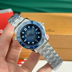 Đồng Hồ Omega Chế Tác Seamaster Diver 300M Summer Blue Máy Cơ Thụy Sỹ Nhà Máy VS 42mm (2)