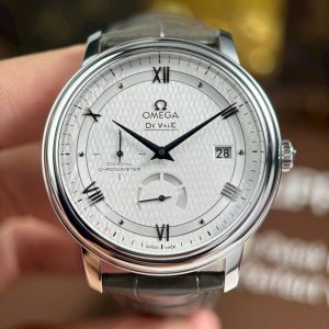 Đồng Hồ Omega Replica 11 De Ville Prestige Power Reserve Mặt Trắng Máy Cơ Thụy Sỹ 39 (2)