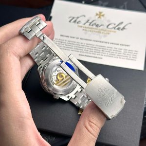 Đồng Hồ Omega Replica 11 Seamaster Diver 300M 007 Commander's Mặt Trắng Dây Kim Loại 41mm (2)