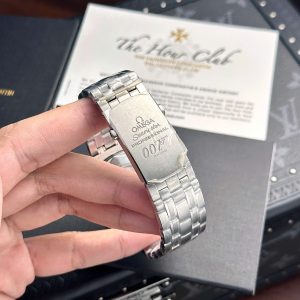 Đồng Hồ Omega Replica 11 Seamaster Diver 300M 007 Commander's Mặt Trắng Dây Kim Loại 41mm (2)