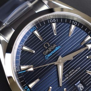 Đồng Hồ Omega Seamaster Aqua Terra Replica 11 Mặt Xanh Dương Dây Kim Loại Xưởng VS 41mm (2)