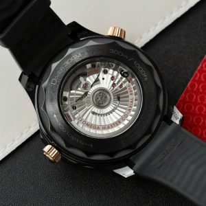 Đồng Hồ Omega Seamaster Chế Tác Vỏ Gốm Đen Dây Cao Su Nhà Máy VS 42mm (2)