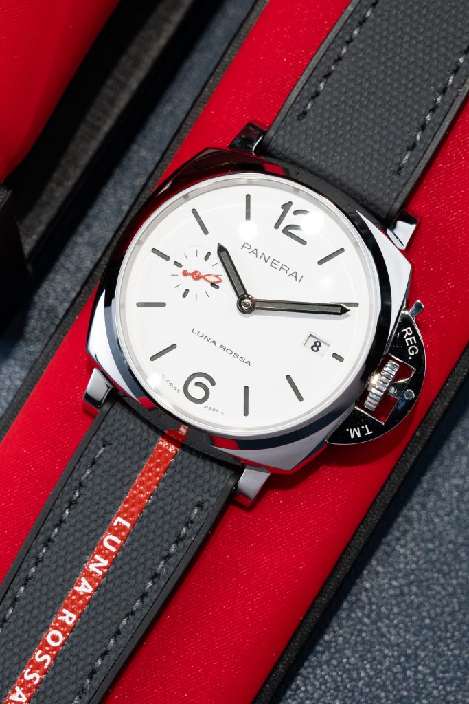 Đồng Hồ Panerai Chế Tác Luminor Due Luna Rossa PAM1381 Mặt Trắng Máy Cơ Thụy Sỹ Xưởng 42mm (2)