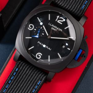 Đồng Hồ Panerai Chế Tác Luminor GMT PAM1176 Vỏ Carbon Dây Vải Nato VSF 44mm