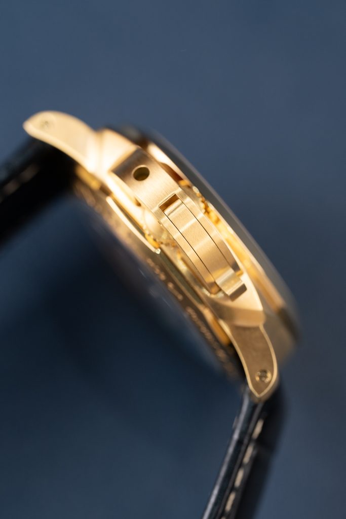 Đồng Hồ Panerai Chế Tác Luminor Marina PAM1115 Mặt Xám Dây Da Nhà Máy VS 44mm (2)