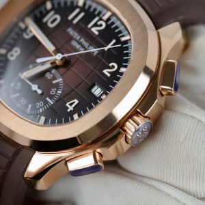 Đồng Hồ Patek Philippe Aquanaut 5968G Chế Tác Màu Nâu Dây Cao Su 42 (2)