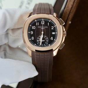 Đồng Hồ Patek Philippe Aquanaut 5968G Chế Tác Màu Nâu Dây Cao Su 42 (2)