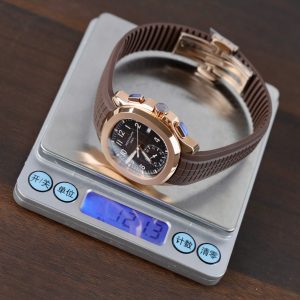 Đồng Hồ Patek Philippe Aquanaut 5968G Chế Tác Màu Nâu Dây Cao Su 42 (2)