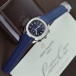 Đồng Hồ Patek Philippe Aquanaut 5968G Chế Tác Màu Xanh Dương Dây Cao Su 42 (1)