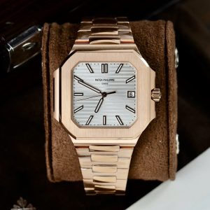 Đồng Hồ Patek Philippe Cubitus 5821 Chế Tác Mặt Trắng Máy Cơ Thụy Sỹ 45mm (2)