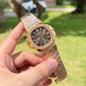 Đồng Hồ Patek Philippe Nautilus 5711 Chế Tác Mặt Nâu Máy Khắc Xưởng BB 40mm (2)