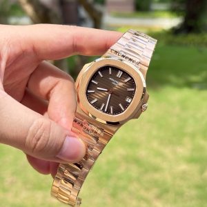 Đồng Hồ Patek Philippe Nautilus 5711 Chế Tác Mặt Nâu Máy Khắc Xưởng BB 40mm (2)