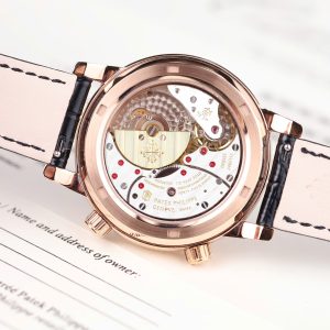 Đồng Hồ Patek Philippe Replica 11 Grand Complications 6102R Mạ Vàng Hồng Dây Da 44mm (2)