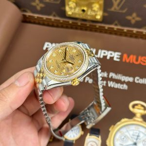 Đồng Hồ Rolex DateJust 126231 Chế Tác Mặt Số Xếp Gạch Dây Đeo Jubilee VSF 36mm (2)