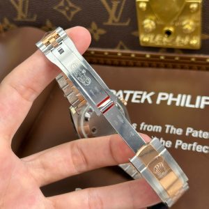 Đồng Hồ Rolex DateJust 126231 Chế Tác Mặt Trắng Họa Tiết Nếp Gấp VSF 36mm (2)