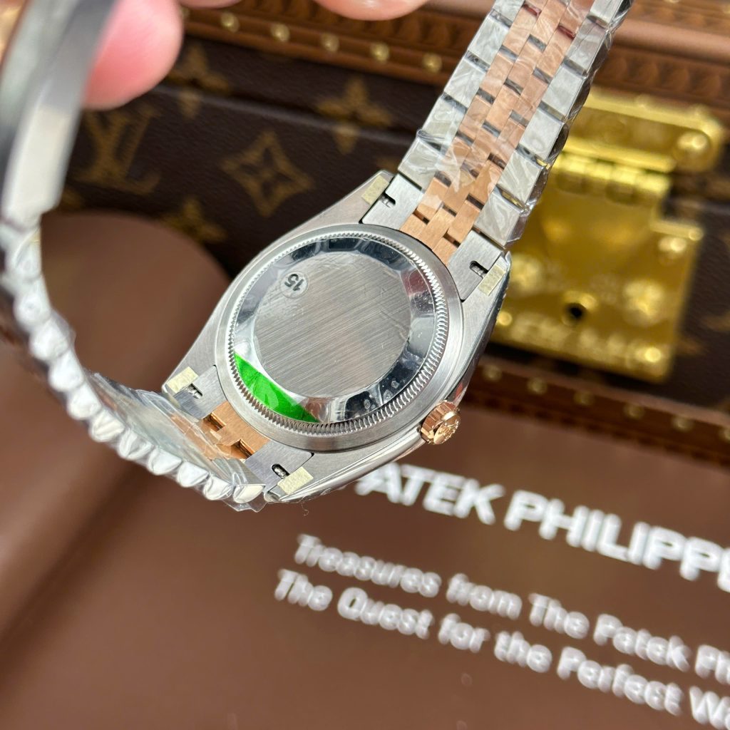 Đồng Hồ Rolex DateJust 126231 Chế Tác Mặt Trắng Họa Tiết Nếp Gấp VSF 36mm (2)