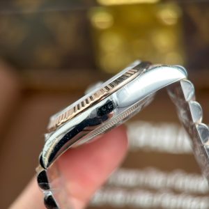 Đồng Hồ Rolex DateJust 126231 Chế Tác Mặt Trắng Họa Tiết Nếp Gấp VSF 36mm (2)