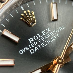 Dong Ho Rolex DateJust 126231 Che Tac Mat Xam Coc So Da Quang Nha May VS 36mm 8
