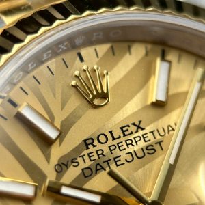 Đồng Hồ Rolex DateJust 126233 Chế Tác Mặt Lá Cây Nhiệt Đới Cọc Số Dạ Quang VSF 36mm (2)