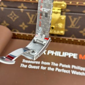 Đồng Hồ Rolex DateJust 126234 Replica 11 Mặt Xanh Họa Tiết Lá Cây Cọc Số Dạ Quang VSF 36mm (2)