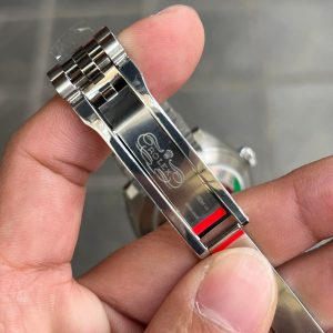 Đồng Hồ Rolex DateJust Replica 11 Mặt Số Đen Cọc Dạ Quang Dây Jubilee Xưởng Clean 41mm (7)