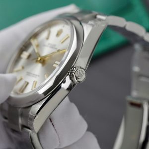 Đồng Hồ Rolex Oyster Perpetual Chế Tác Mặt Bạc Máy Cơ Thụy Sỹ Nhà Máy VS 41mm (2)