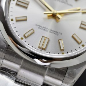 Đồng Hồ Rolex Oyster Perpetual Chế Tác Mặt Bạc Máy Cơ Thụy Sỹ Nhà Máy VS 41mm (2)