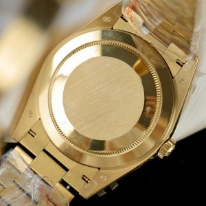 Đồng Hồ Rolex Replica Cao Cấp Day-Date Mặt Đen Cọc Số Đính Đá GMF 40mm (2)