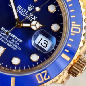 Đồng Hồ Rolex Submariner 126618LB Chế Tác Mạ Vàng Mặt Xanh Dương Nhà Máy VS 41mm (2)