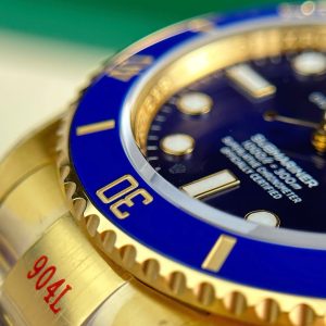 Đồng Hồ Rolex Submariner 126618LB Chế Tác Mạ Vàng Mặt Xanh Dương Nhà Máy VS 41mm (2)