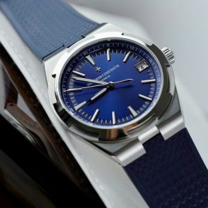 Đồng Hồ Vacheron Constantin Chế Tác Overseas 4500V Mặt Xanh Dương Dây Cao Su 41mm (2)