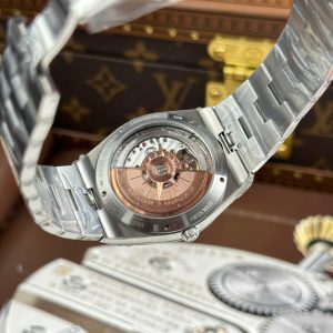 Đồng Hồ Vacheron Constantin Chế Tác Overseas Ultra-Thin 2000V Mặt Xanh Dương Dây Kim Loại Xưởng 8F 40mm (2)