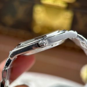 Đồng Hồ Vacheron Constantin Overseas Ultra-Thin 2000V Chế Tác Mặt Xám Dây Kim Loại Xưởng 8F 40mm (2)