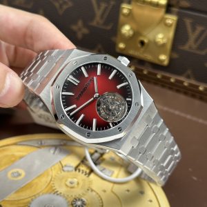Đồng Hồ Audemars Piguet Chế Tác 11 Royal Oak Selfwinding Flying Tourbillon 26730ST Mặt Số Màu Đỏ Tía 41mm (2)