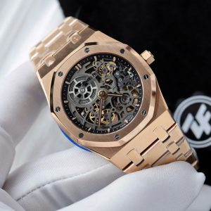 Đồng Hồ Audemars Piguet Chế Tác Royal Oak Jumbo Extra-thin Openworked 16204 Máy Cơ Thụy Sỹ Nhà Máy ZF 39mm (2)