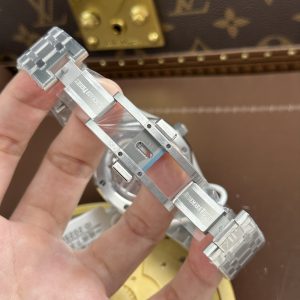 Đồng Hồ Audemars Piguet Chế Tác Royal Oak Selfwinding Flying Tourbillon 26730BC Mặt Xám Đính Đá Baguette 41mm (2)