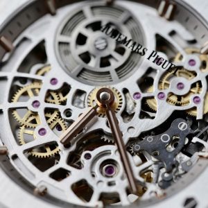 Đồng Hồ Audemars Piguet Royal Oak Jumbo Extra-thin Openworked 16204 Rep 11 Mặt Lộ Cơ Màu Trắng Nhà Máy ZF 39mm (2)