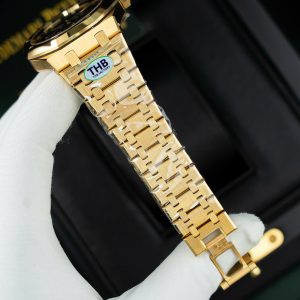 Đồng Hồ Audemars Piguet Royal Oak Openworked 15407 Replica 11 Mạ Vàng Mặt Lộ Cơ Xưởng THB 41mm (2)